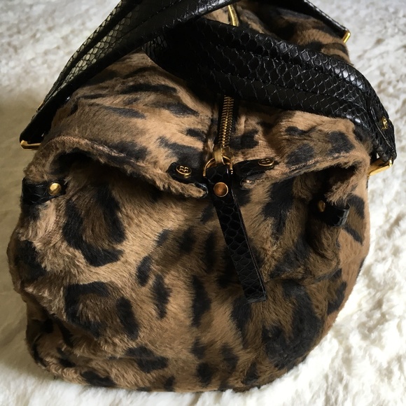 kate spade Rare Vintage Small Leopard Bag NEVER USED - Picture 5 of 13